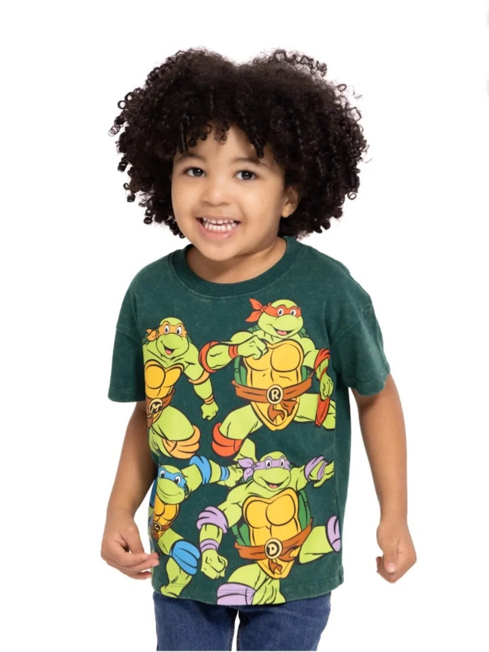 Teenage Mutant Ninja Turtles Boys Green Tee Shirt Size 5T NWT